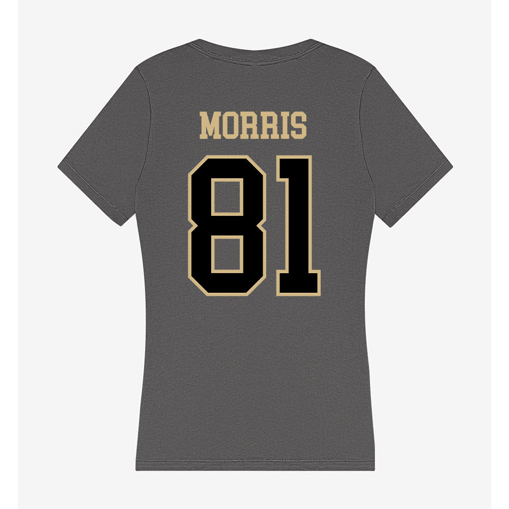 Wake Forest - NCAA Football : Landon Morris - Women's V-Neck T-Shirt-1