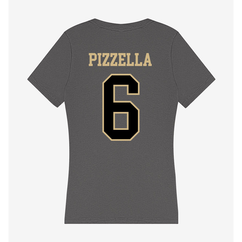 Wake Forest - NCAA Football : Steele Pizzella - Women's V-Neck T-Shirt-1