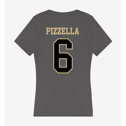 Wake Forest - NCAA Football : Steele Pizzella - Women's V-Neck T-Shirt-1