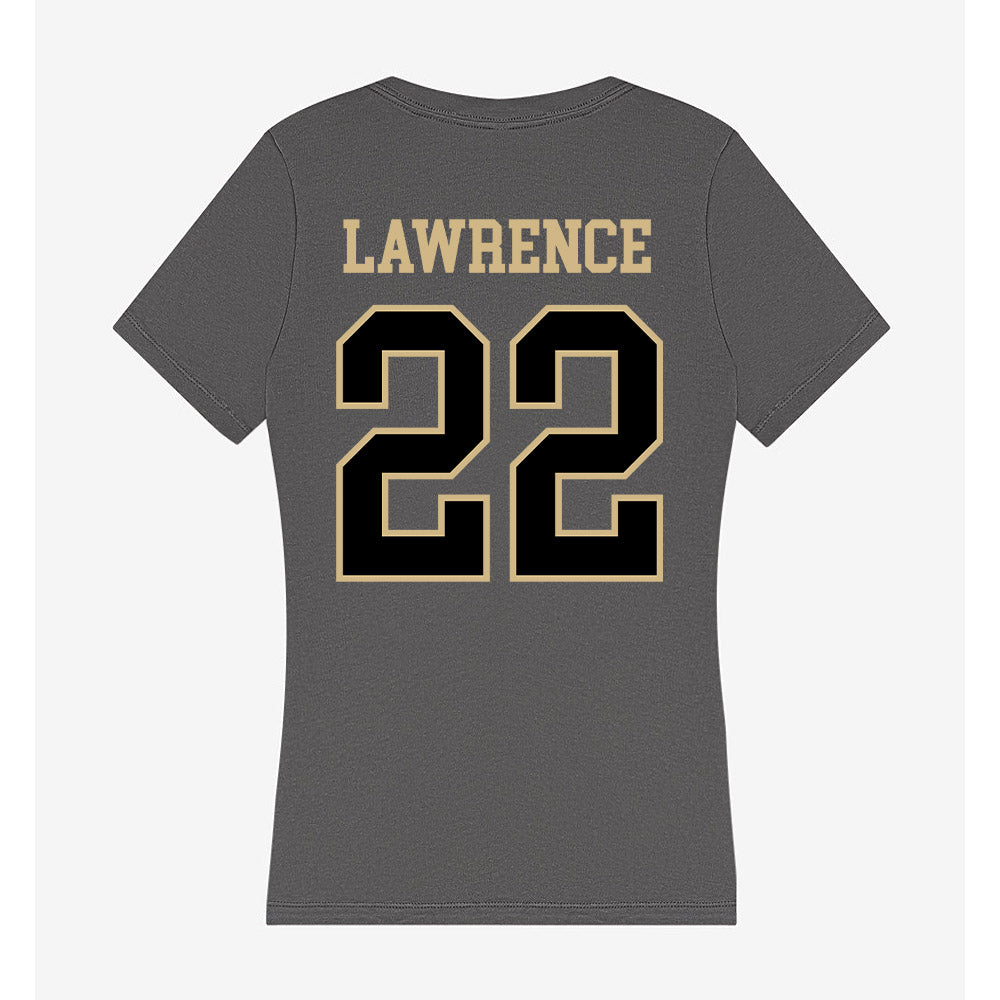 Wake Forest - NCAA Football : Deuce Lawrence - Women's V-Neck T-Shirt-1