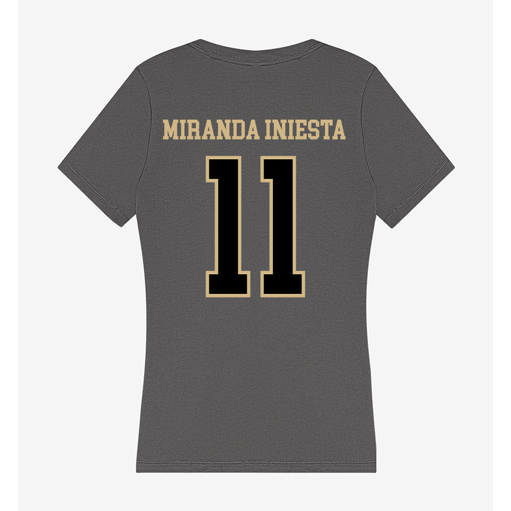 Wake Forest - NCAA Men's Soccer : Marcos Miranda Iniesta - Women's V-Neck T-Shirt-1