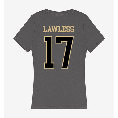 Wake Forest - NCAA Football : Grant Lawless - Women's V-Neck T-Shirt-1