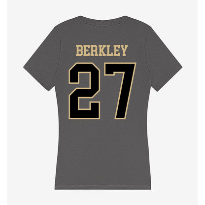 Wake Forest - NCAA Men's Soccer : Copeland Berkley - Women's V-Neck T-Shirt-1
