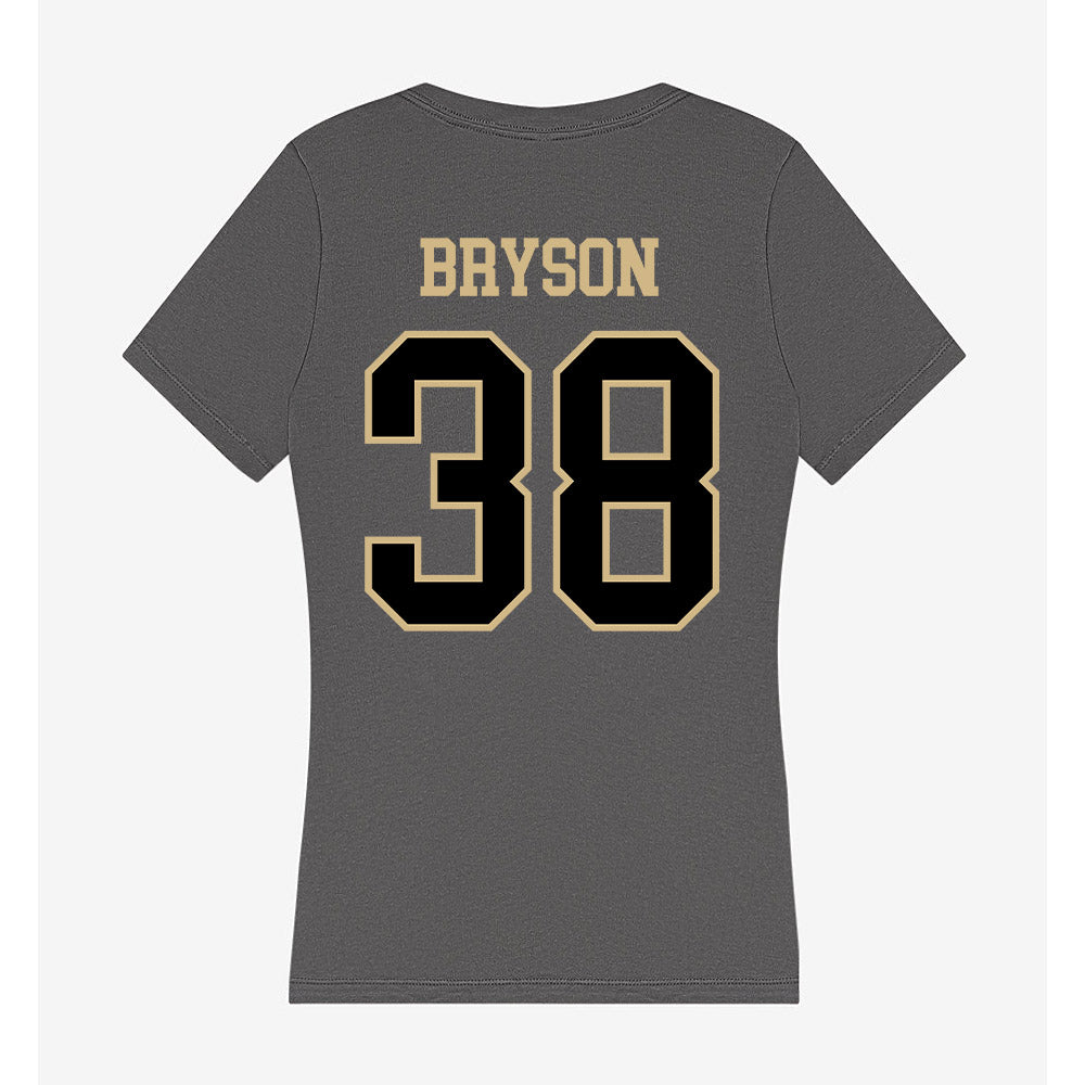 Wake Forest - NCAA Football : Walker Bryson - Women's V-Neck T-Shirt-1