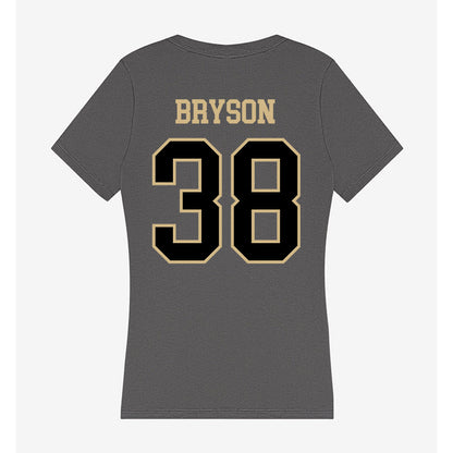Wake Forest - NCAA Football : Walker Bryson - Women's V-Neck T-Shirt-1