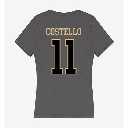 Wake Forest - NCAA Baseball : Luke Costello - Women's V-Neck T-Shirt-1