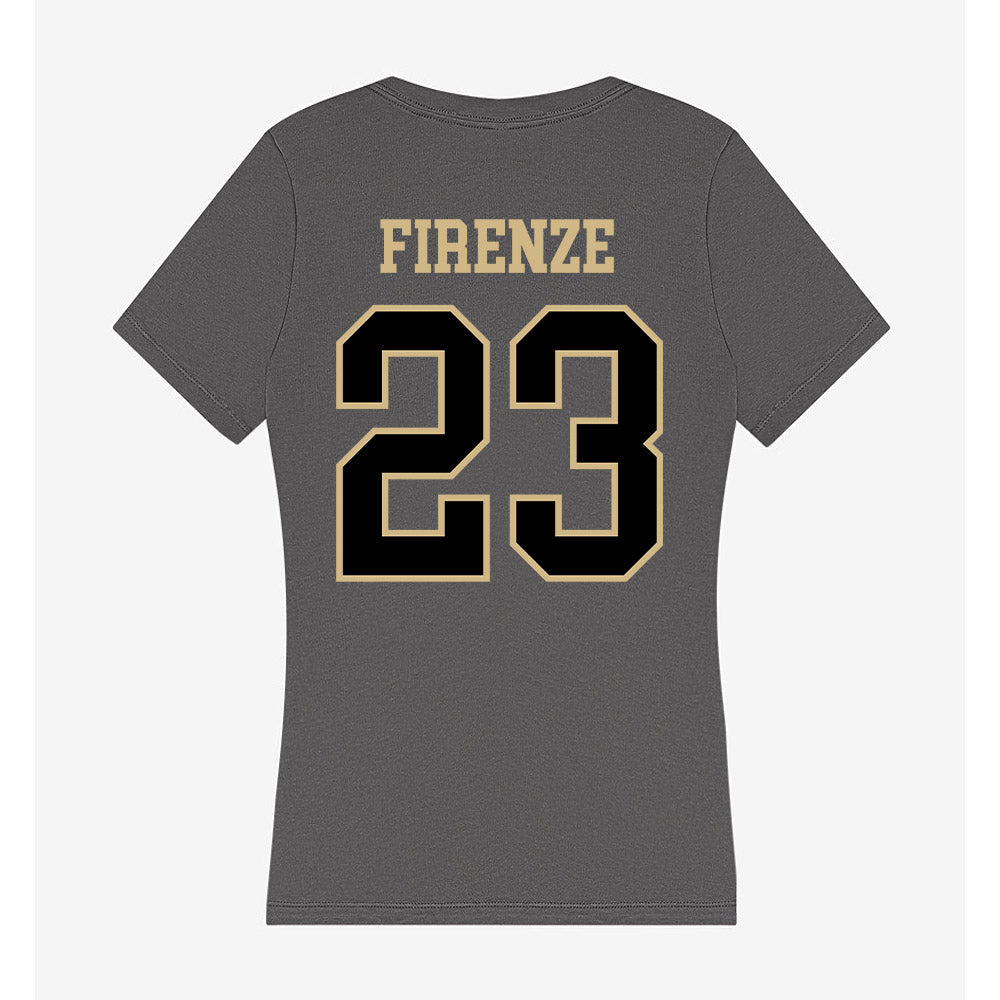 Wake Forest - NCAA Football : Vincent Firenze - Women's V-Neck T-Shirt-1