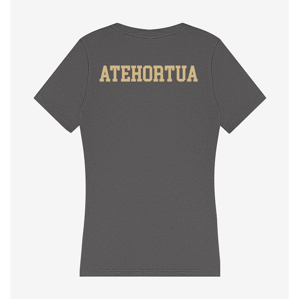 Wake Forest - NCAA Women's Soccer : Sofia Atehortua - Women's V-Neck T-Shirt-1