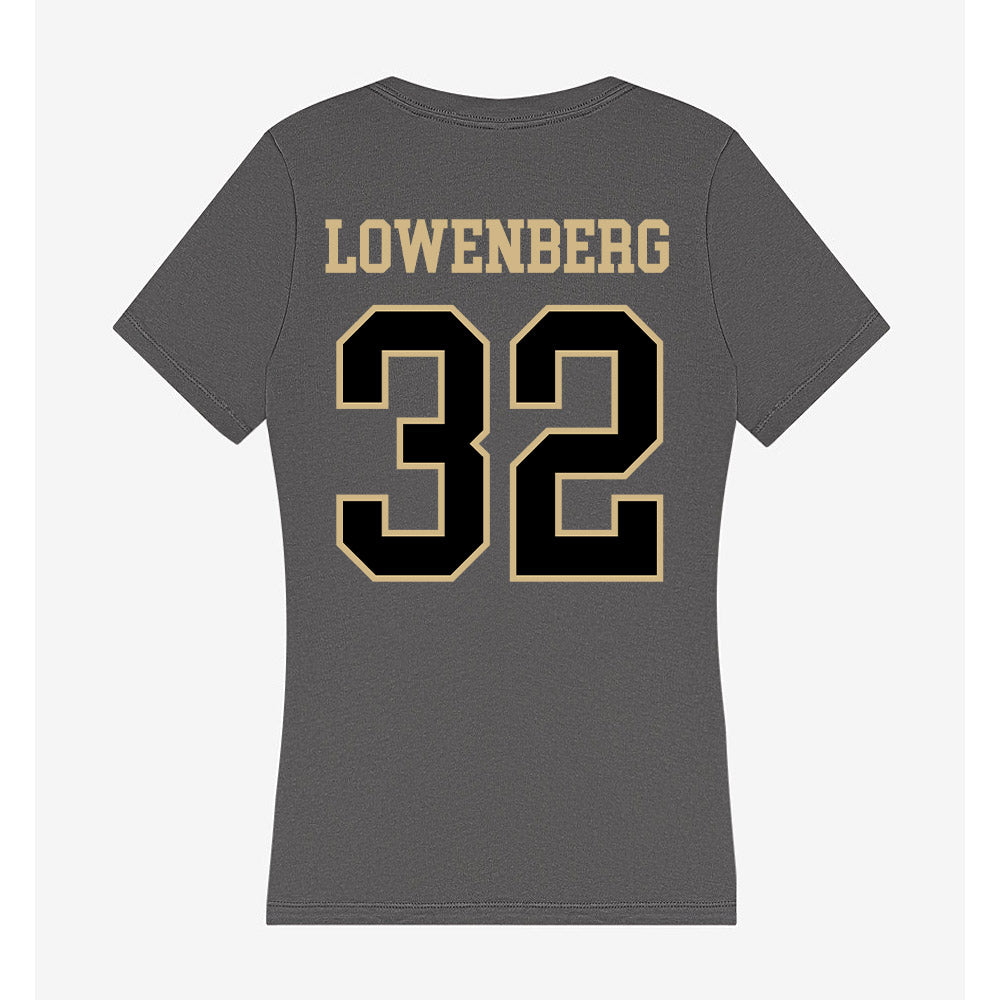 Wake Forest - NCAA Football : Joel Lowenberg - Women's V-Neck T-Shirt-1