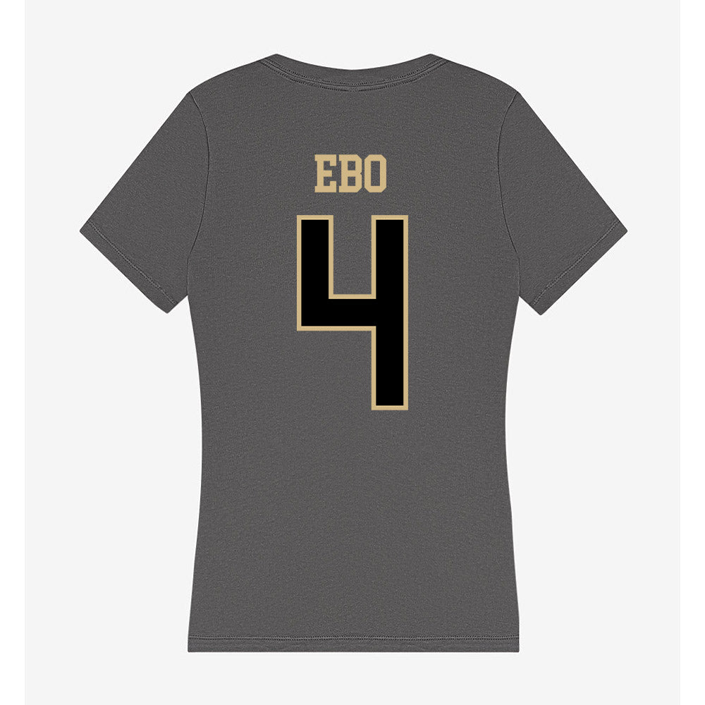 Wake Forest - NCAA Women's Volleyball : Laiya Ebo - Women's V-Neck T-Shirt-1