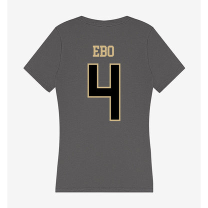 Wake Forest - NCAA Women's Volleyball : Laiya Ebo - Women's V-Neck T-Shirt-1