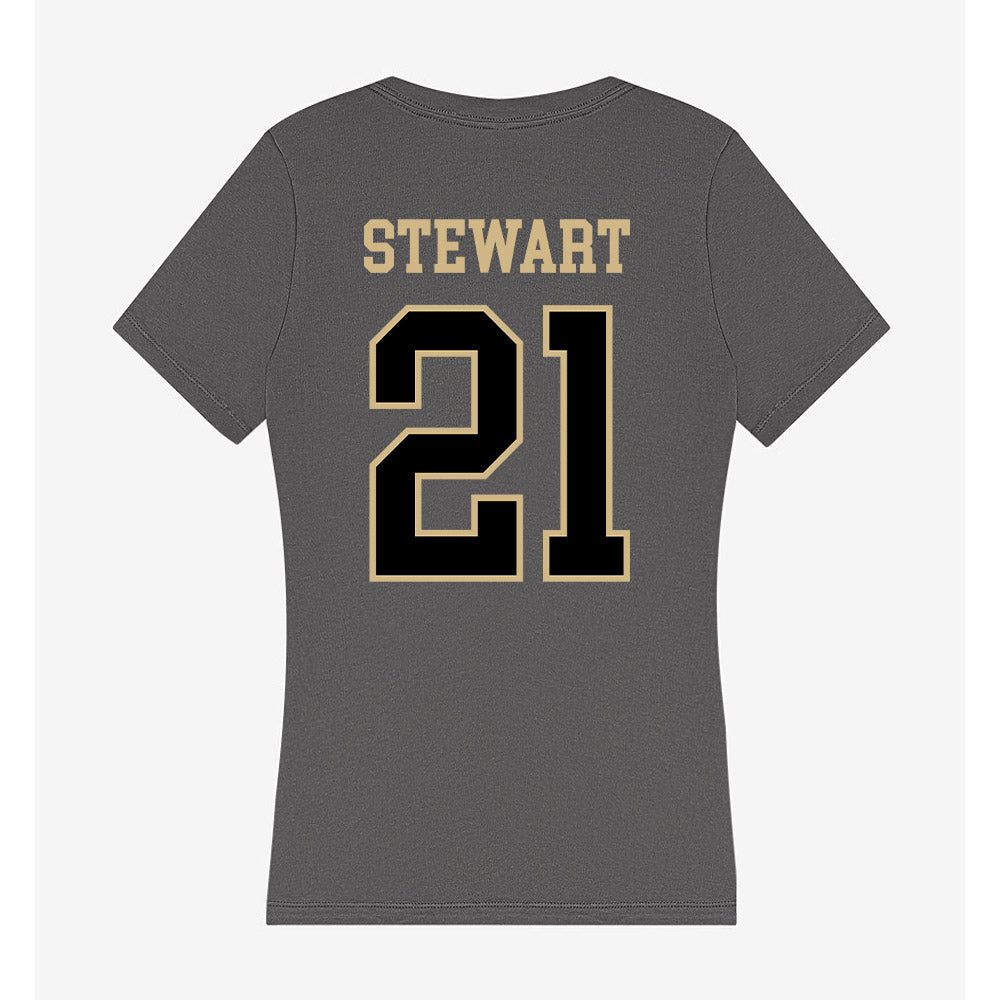 Wake Forest - NCAA Women's Volleyball : Lyla Stewart - Women's V-Neck T-Shirt-1