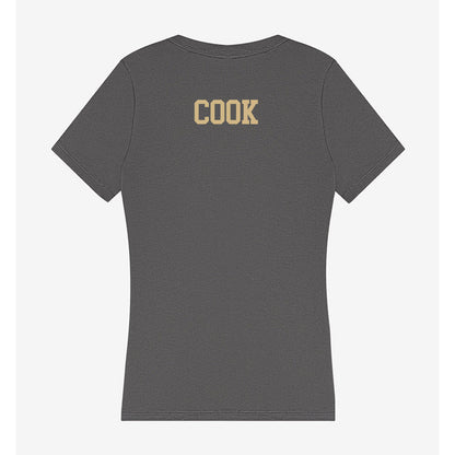 Wake Forest - NCAA Men's Golf : Maddux Cook - Women's V-Neck T-Shirt-1