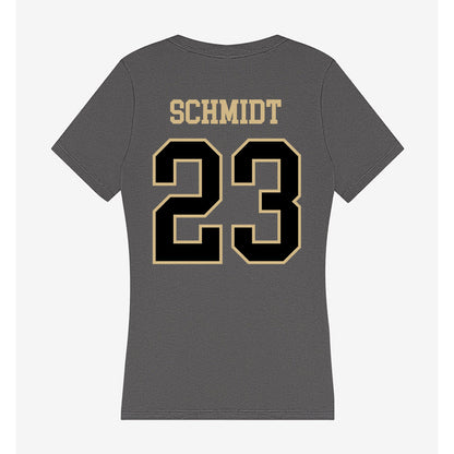 Wake Forest - NCAA Women's Soccer : Allie Schmidt - Women's V-Neck T-Shirt-1
