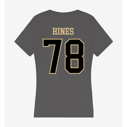 Wake Forest - NCAA Football : Jack Hines - Women's V-Neck T-Shirt-1