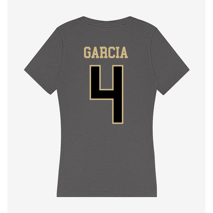 Wake Forest - NCAA Football : Sascha Garcia - Women's V-Neck T-Shirt-1