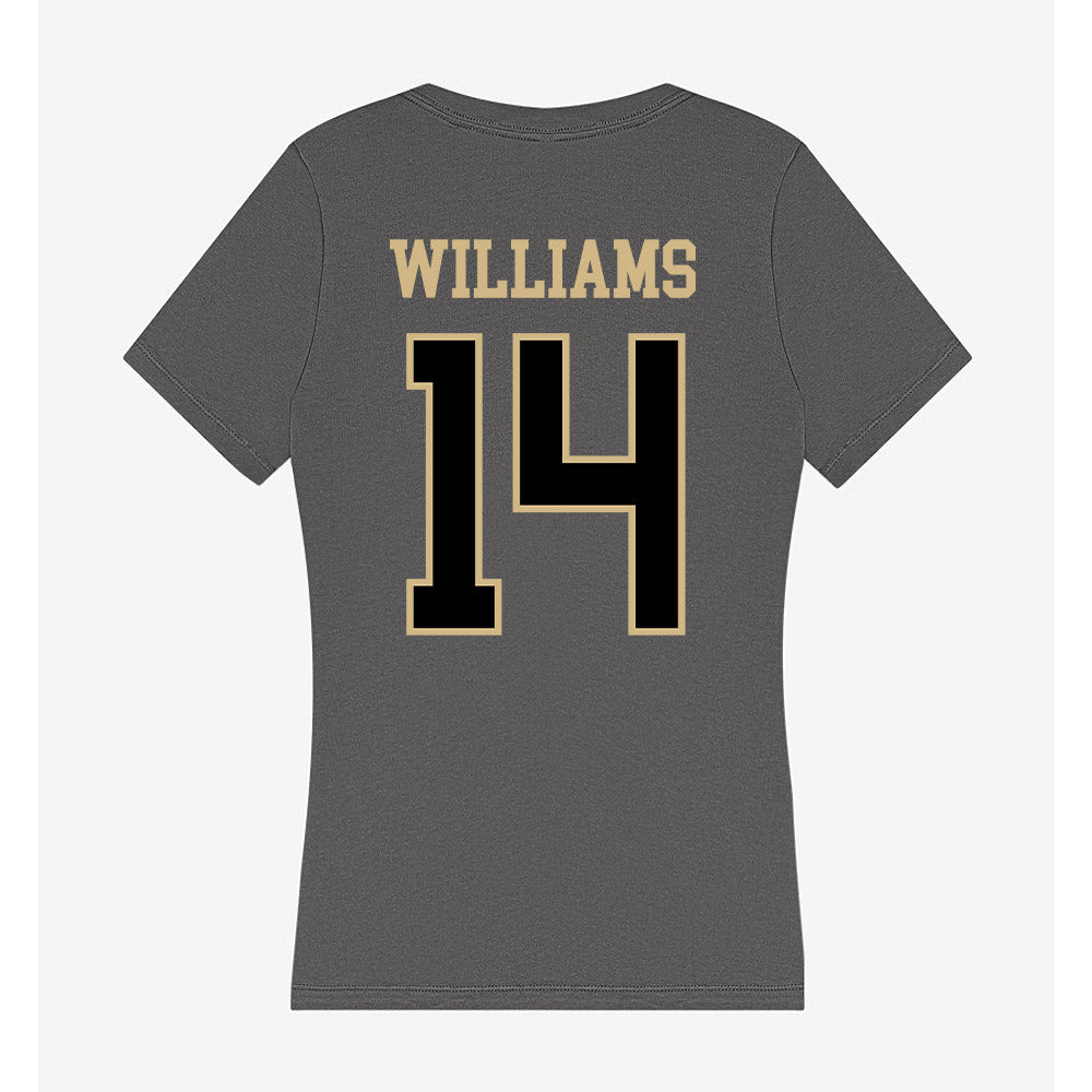 Wake Forest - NCAA Baseball : Javar Williams - Women's V-Neck T-Shirt-1