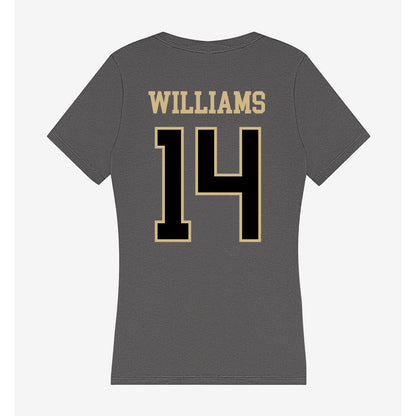 Wake Forest - NCAA Baseball : Javar Williams - Women's V-Neck T-Shirt-1