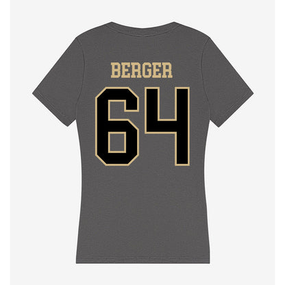Wake Forest - NCAA Football : Ryan Berger - Women's V-Neck T-Shirt-1