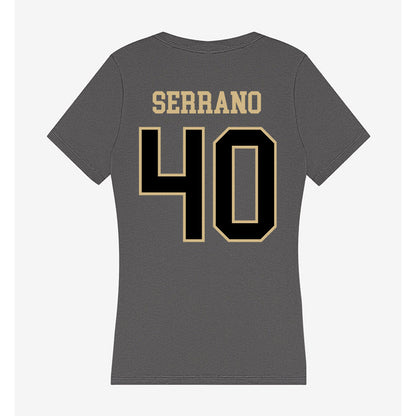 Wake Forest - NCAA Baseball : Jordan Serrano - Women's V-Neck T-Shirt-1