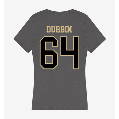 Wake Forest - NCAA Football : Dylan Durbin - Women's V-Neck T-Shirt-1