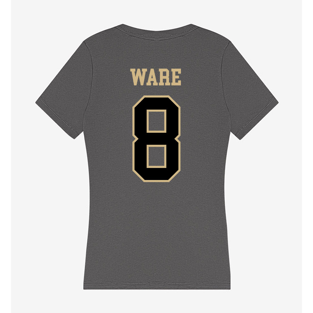 Wake Forest - NCAA Women's Basketball : Breauna Ware - Women's V-Neck T-Shirt-1