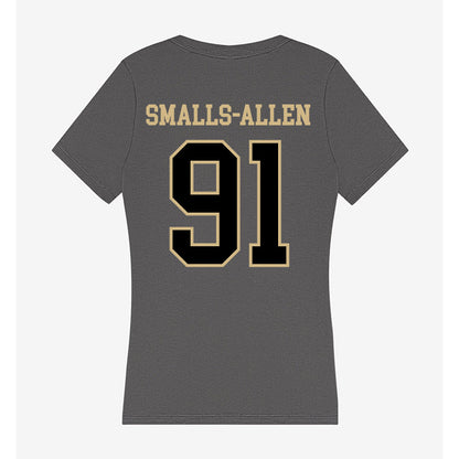 Wake Forest - NCAA Football : Lucas Smalls-Allen - Women's V-Neck T-Shirt-1