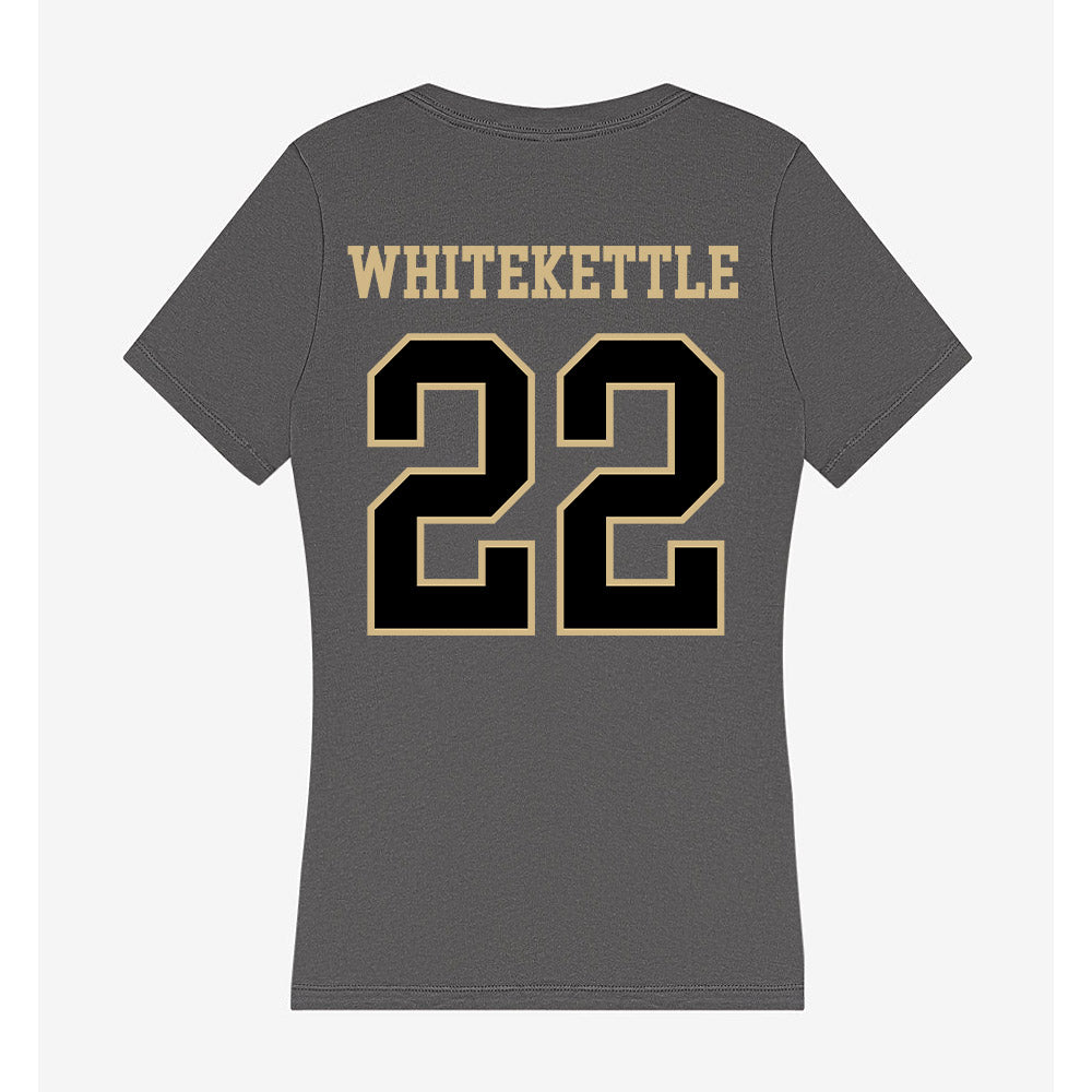 Wake Forest - NCAA Women's Volleyball : Ryleigh Whitekettle - Women's V-Neck T-Shirt-1