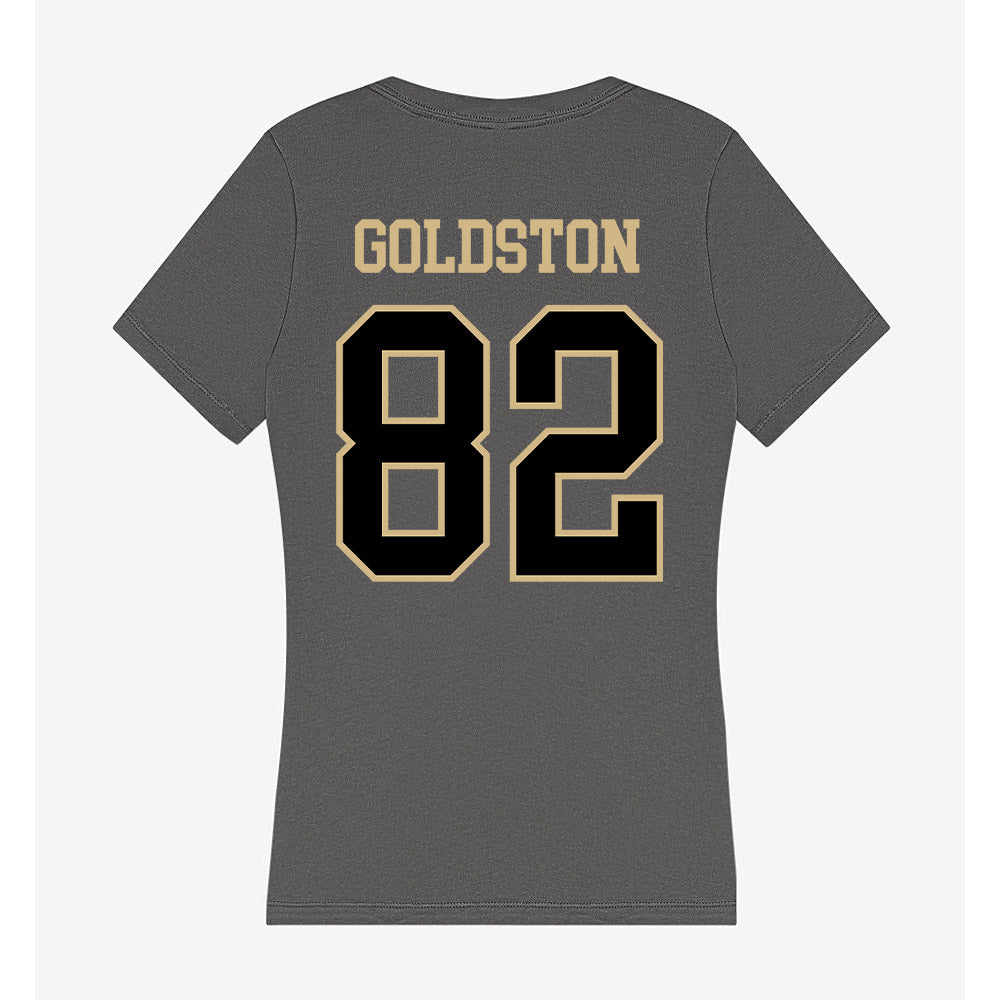 Wake Forest - NCAA Football : Devin Goldston - Women's V-Neck T-Shirt-1