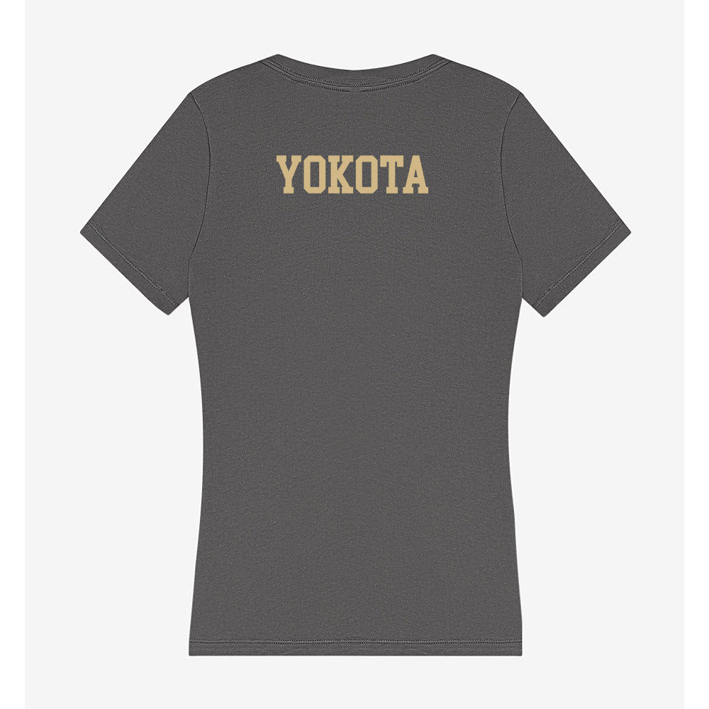 Wake Forest - NCAA Women's Golf : Ella Yokota - Women's V-Neck T-Shirt-1