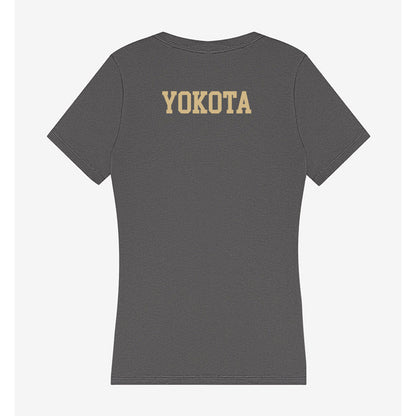 Wake Forest - NCAA Women's Golf : Ella Yokota - Women's V-Neck T-Shirt-1