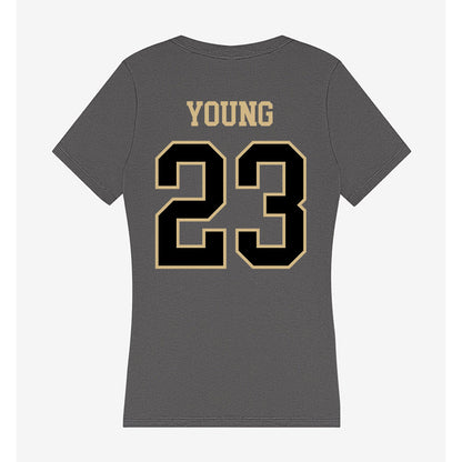 Wake Forest - NCAA Men's Soccer : Chandler Young - Women's V-Neck T-Shirt-1