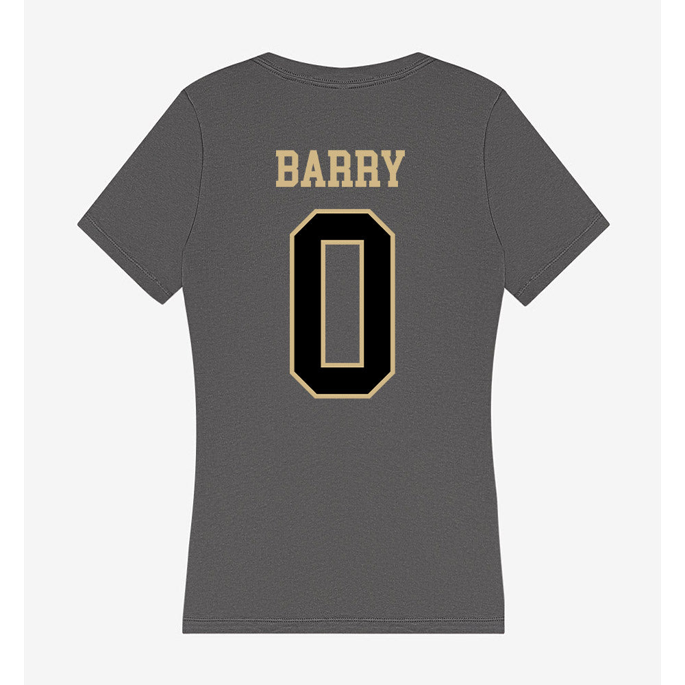 Wake Forest - NCAA Football : Dominick Barry - Women's V-Neck T-Shirt-1