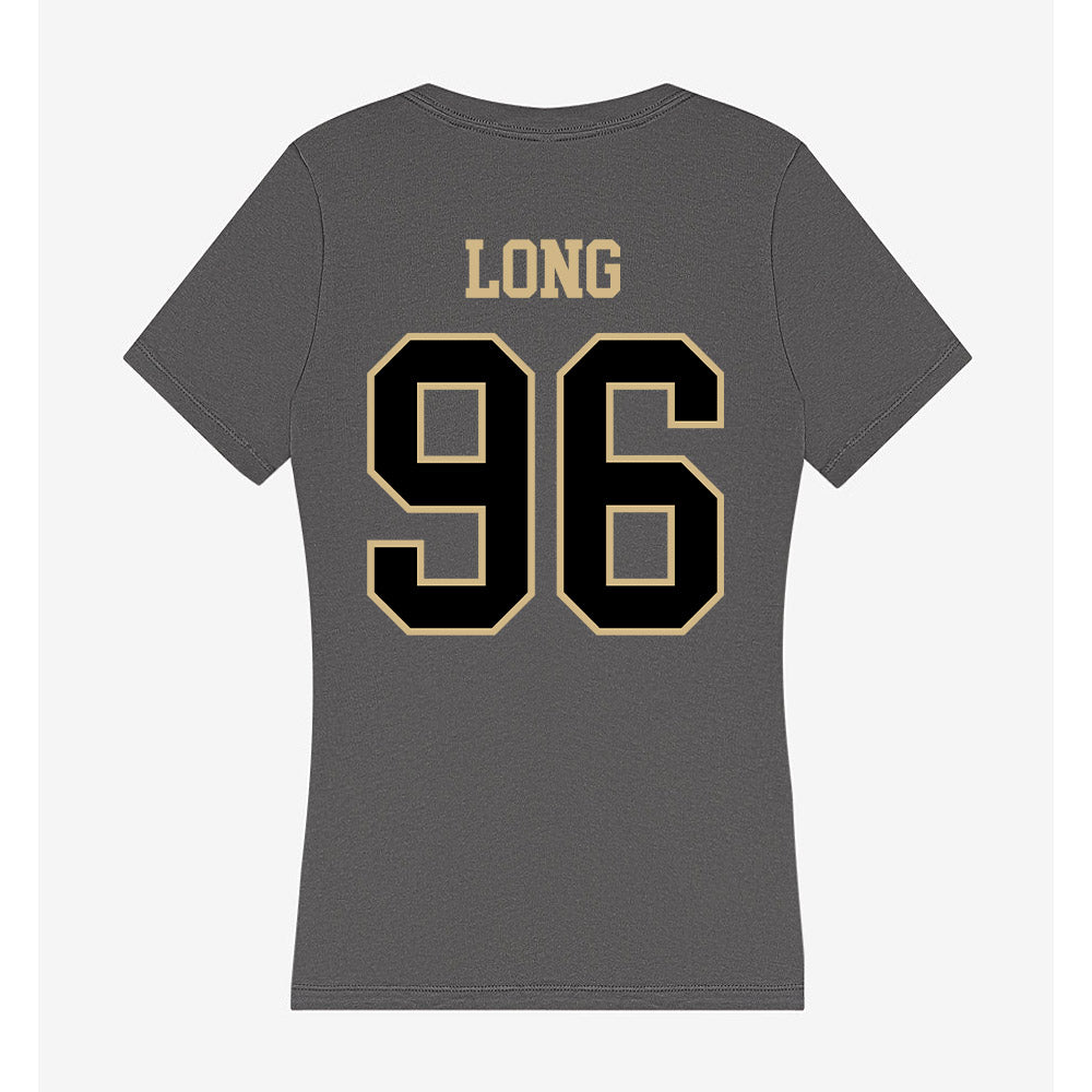 Wake Forest - NCAA Football : Cooper Long - Women's V-Neck T-Shirt-1