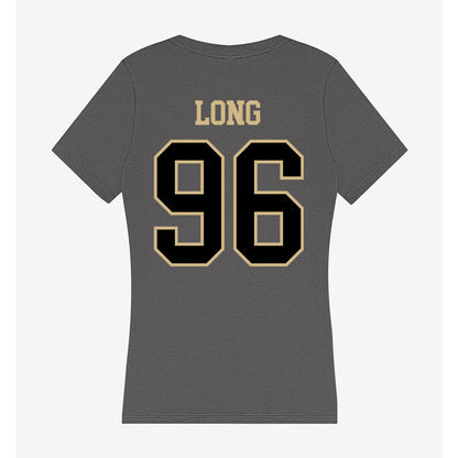 Wake Forest - NCAA Football : Cooper Long - Women's V-Neck T-Shirt-1