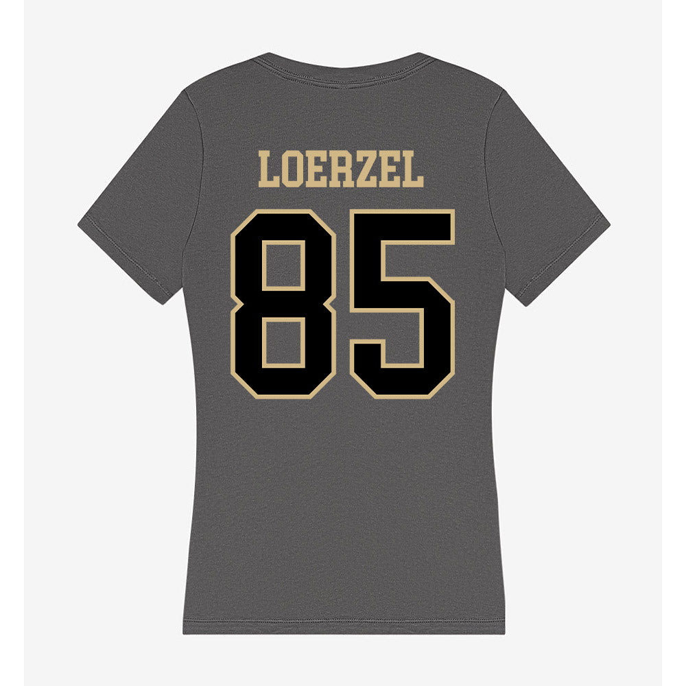 Wake Forest - NCAA Football : Will Loerzel - Women's V-Neck T-Shirt-1