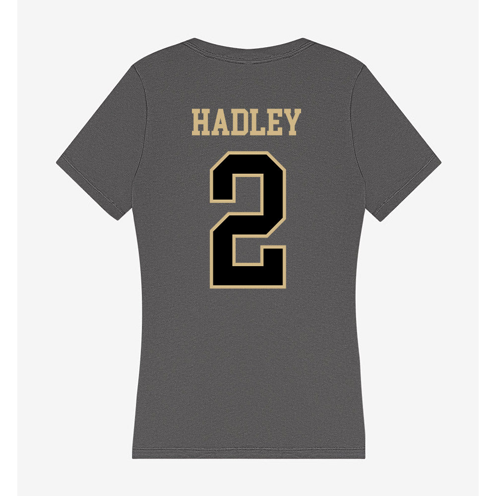 Wake Forest - NCAA Men's Soccer : Miles Hadley - Women's V-Neck T-Shirt-1