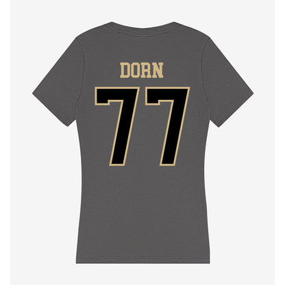 Wake Forest - NCAA Men's Basketball : Antonio Dorn - Women's V-Neck T-Shirt-1
