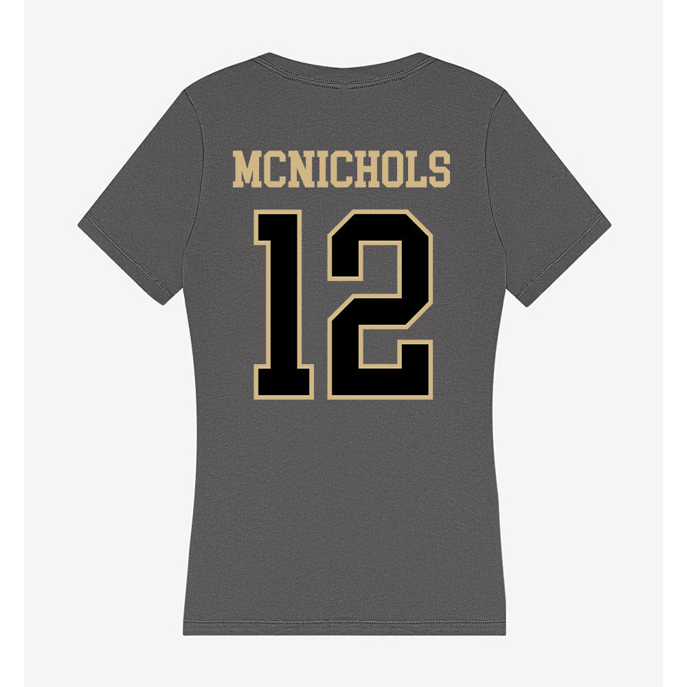 Wake Forest - NCAA Football : Tylan McNichols - Women's V-Neck T-Shirt-1