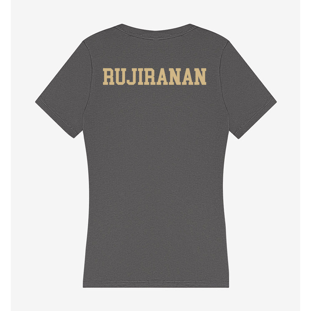 Wake Forest - NCAA Women's Golf : Chutimon Rujiranan - Women's V-Neck T-Shirt-1