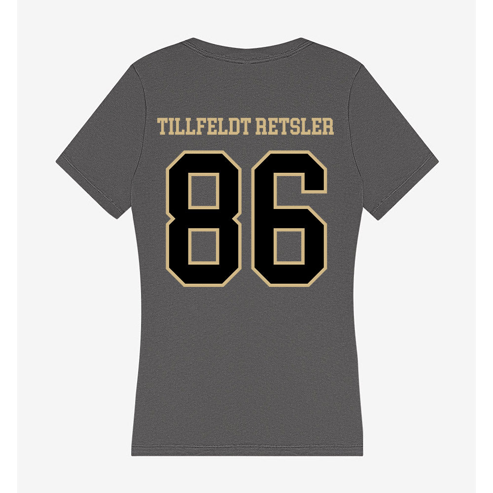 Wake Forest - NCAA Football : Maximilian Tillfeldt Retsler - Women's V-Neck T-Shirt-1