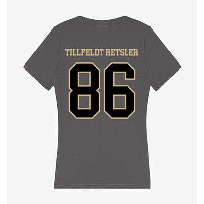 Wake Forest - NCAA Football : Maximilian Tillfeldt Retsler - Women's V-Neck T-Shirt-1