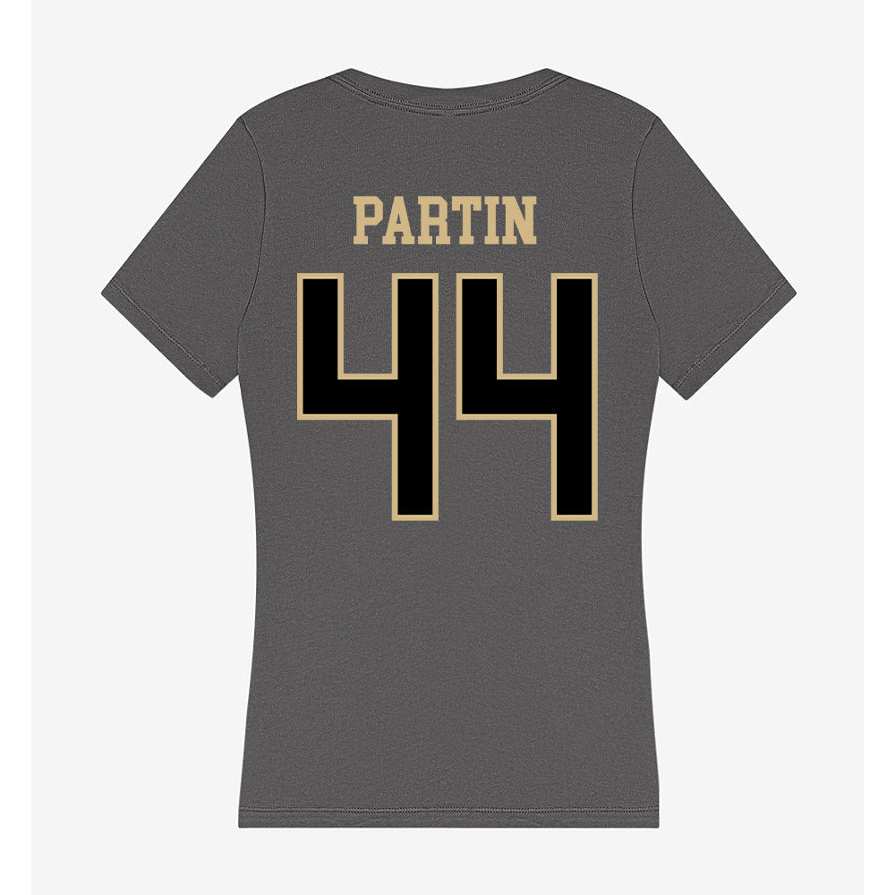 Wake Forest - NCAA Football : Monroe Partin - Women's V-Neck T-Shirt-1