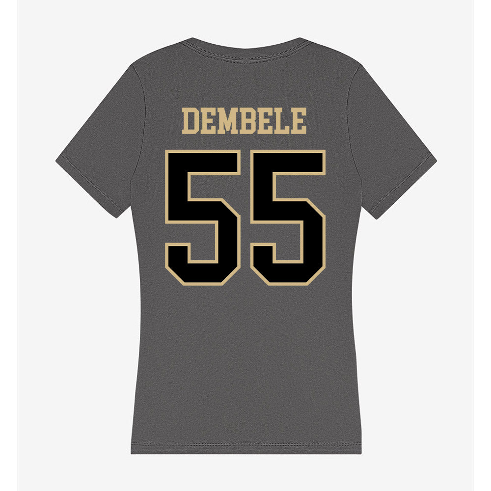 Wake Forest - NCAA Football : Kadear Dembele - Women's V-Neck T-Shirt-1