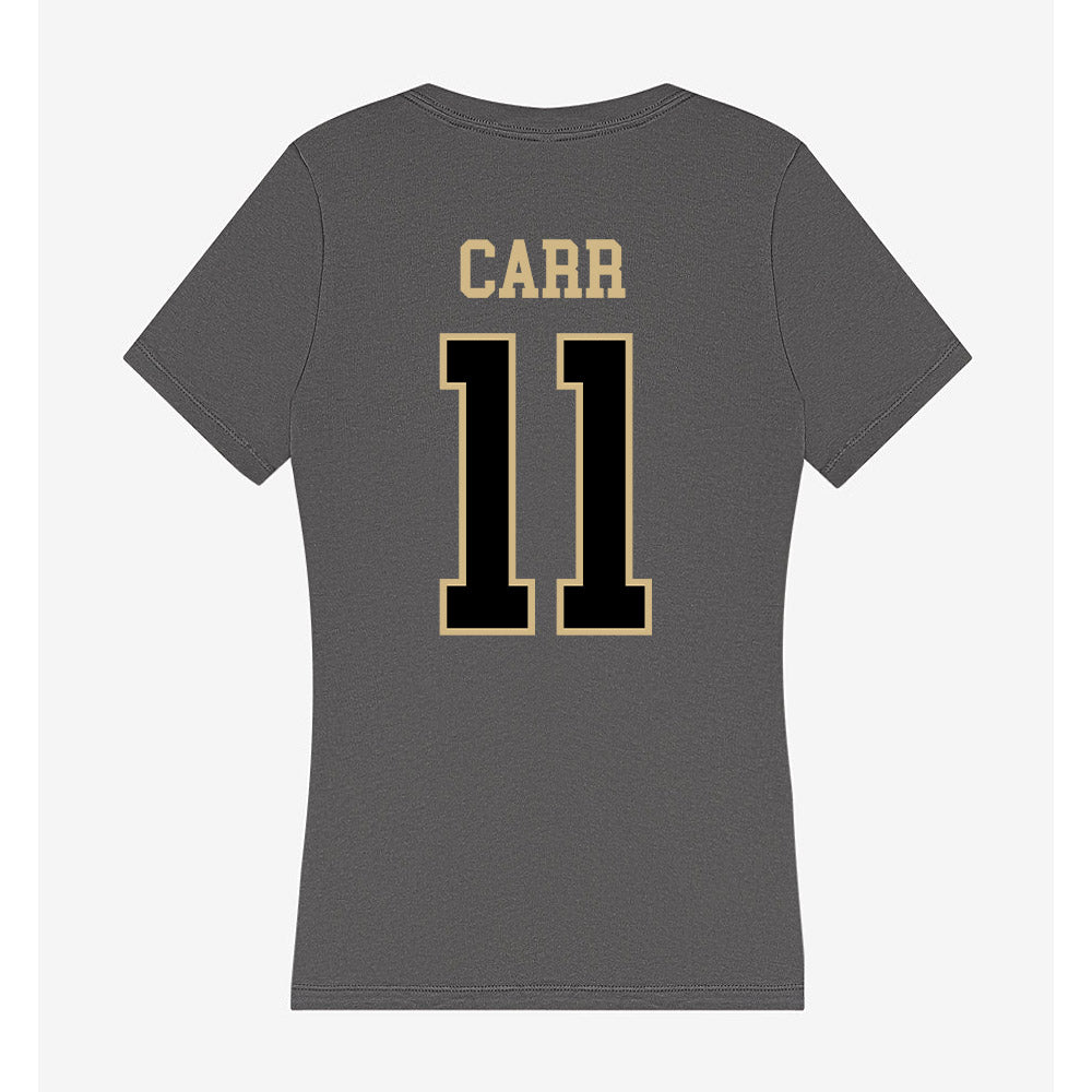 Wake Forest - NCAA Football : Ny Carr - Women's V-Neck T-Shirt-1