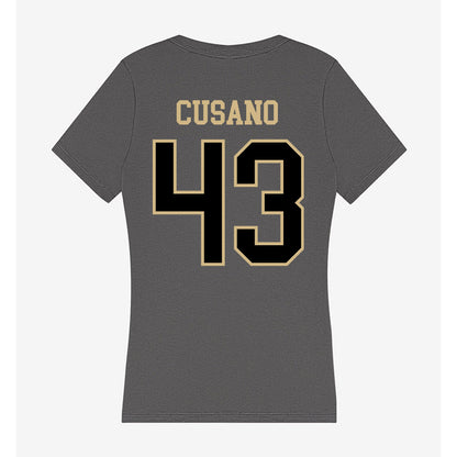Wake Forest - NCAA Football : Frank Cusano - Women's V-Neck T-Shirt-1