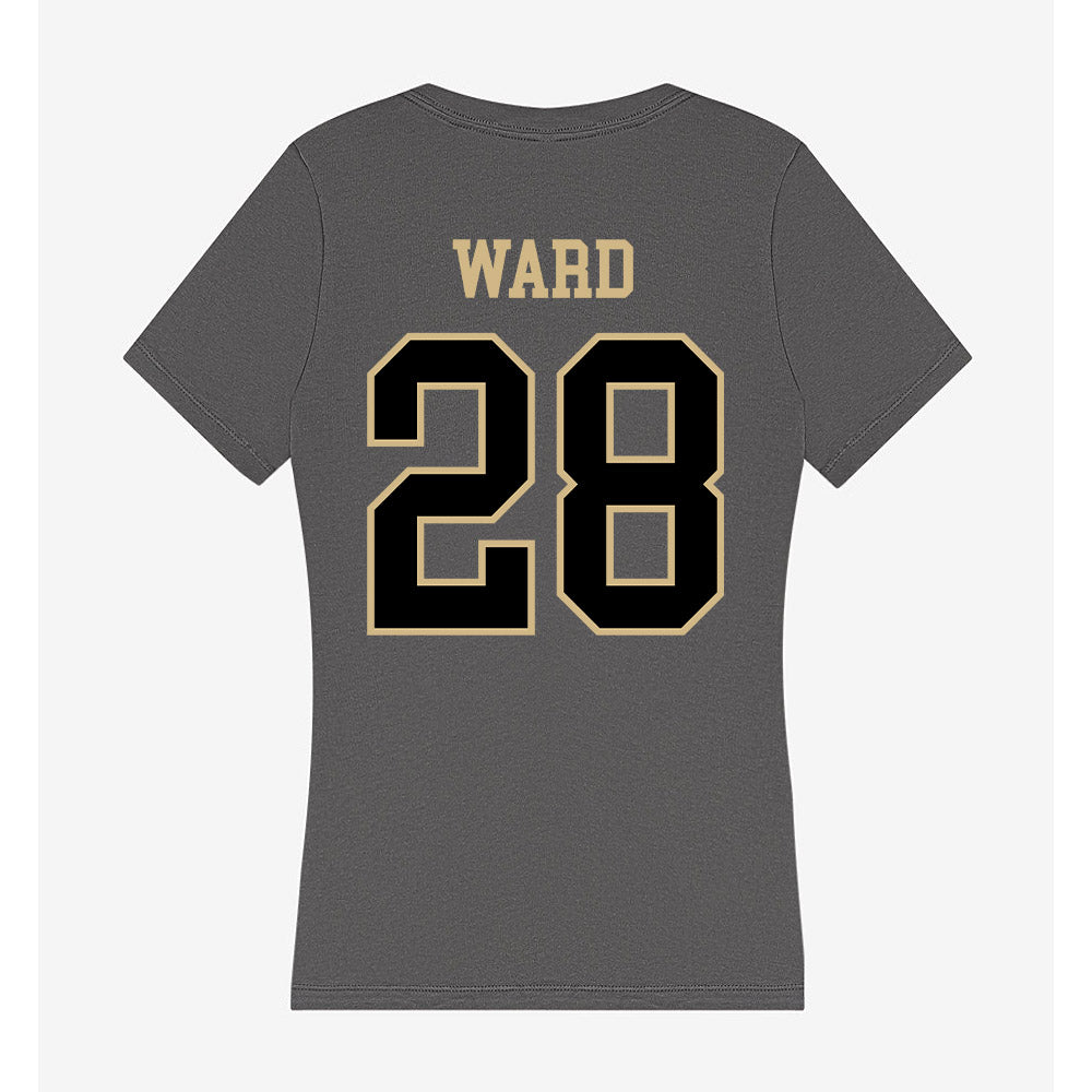 Wake Forest - NCAA Women's Soccer : Kenslee Ward - Women's V-Neck T-Shirt-1