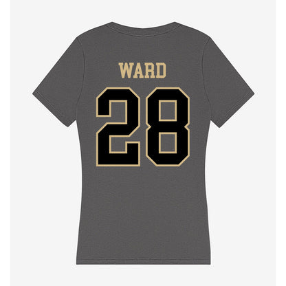 Wake Forest - NCAA Women's Soccer : Kenslee Ward - Women's V-Neck T-Shirt-1