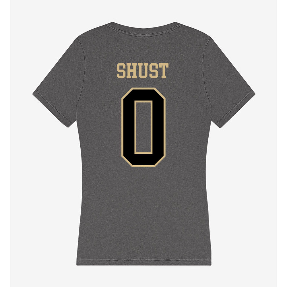 Wake Forest - NCAA Football : Brady Shust - Women's V-Neck T-Shirt-1
