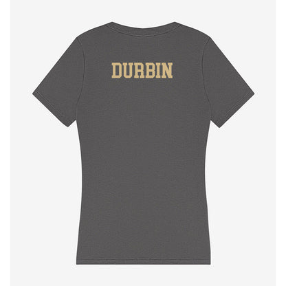 Wake Forest - NCAA Football : Dylan Durbin - Women's V-Neck T-Shirt-1